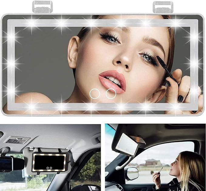 Espejo maquillaje carro